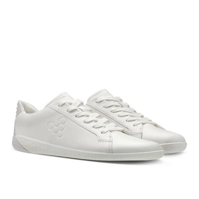 Vivobarefoot Men's Geo Court Casual Shoes - White USA [NFE195207]